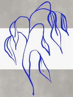 Blue elegance in minimalistische lijnen