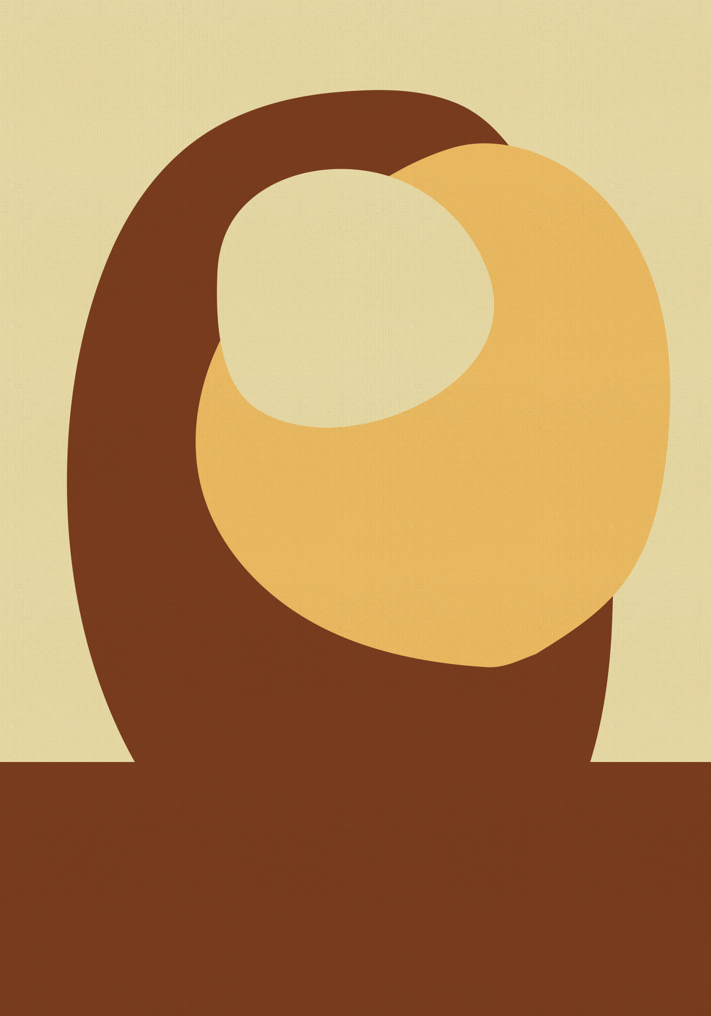 Kleurige vormen in zachte pasteltonen