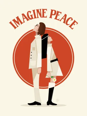 Imagine Peace Minimalist