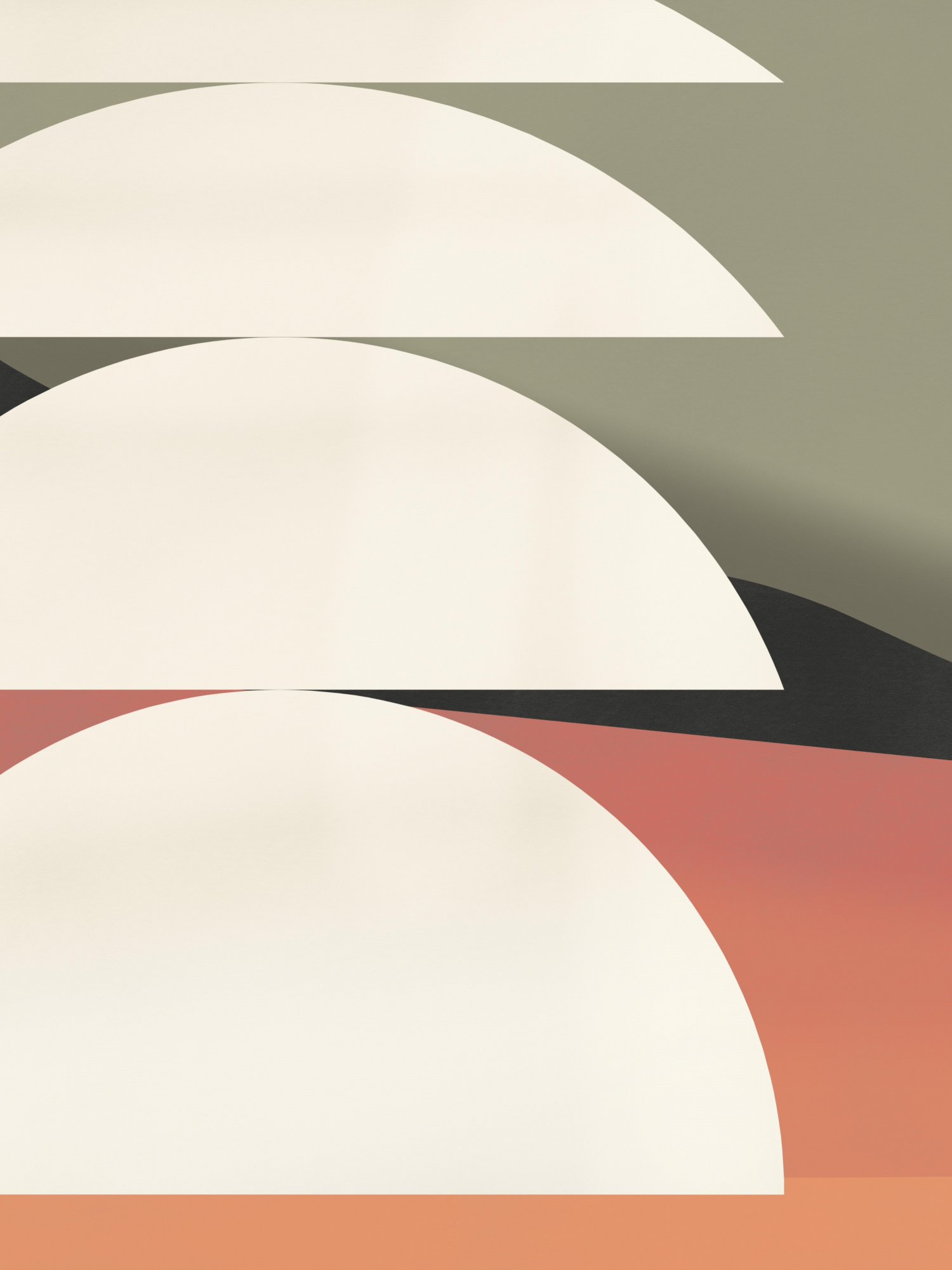 Geometrische vormen in neutrale tinten