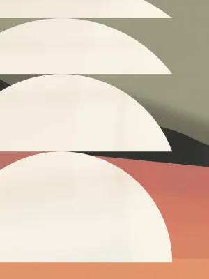 Geometrische vormen in neutrale tinten