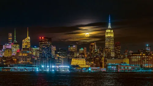 Super Blue Moon 2018, New York City