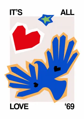 It's All Love '69 Bird Blue