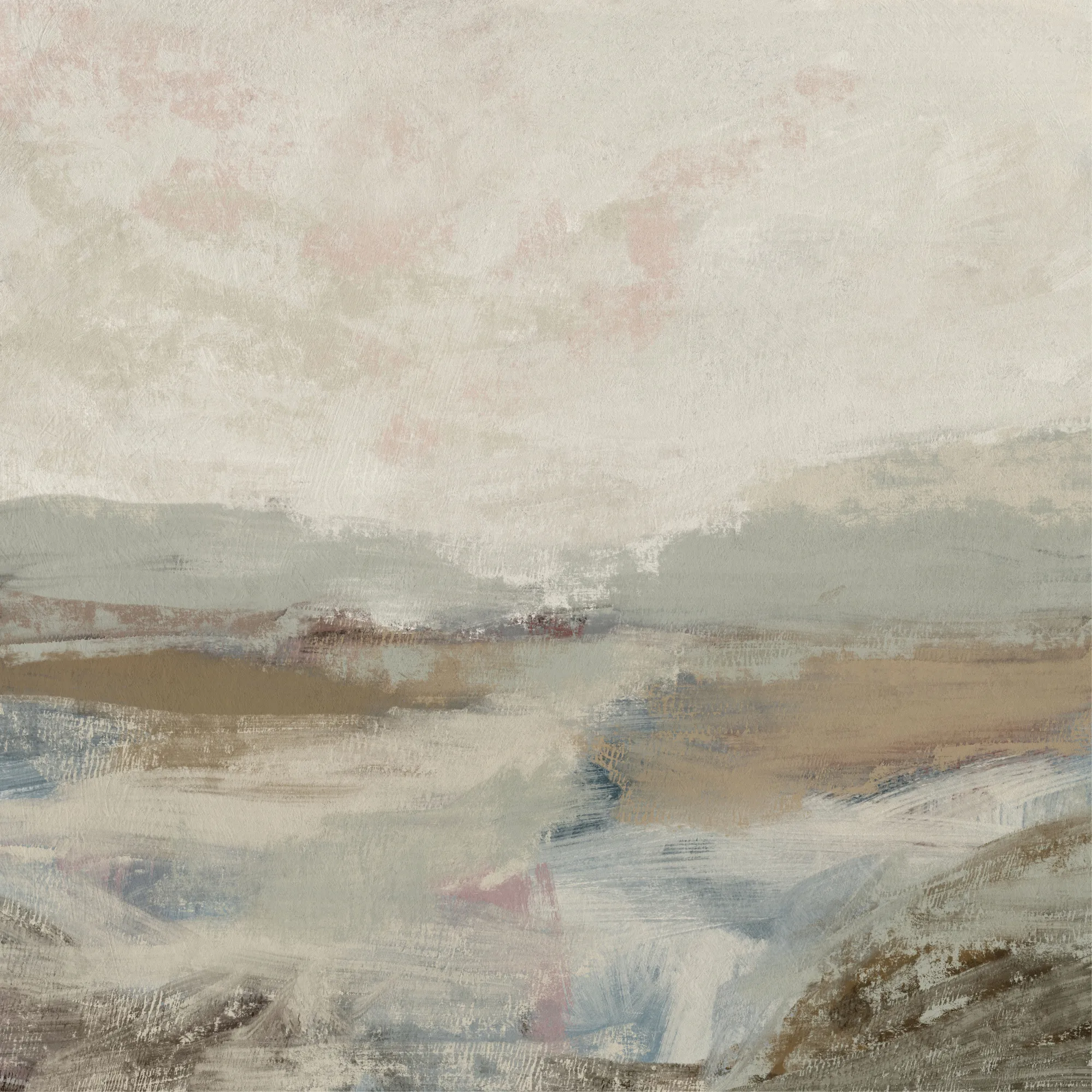 Twilight reverie door dan hobday, vierkant schilderij