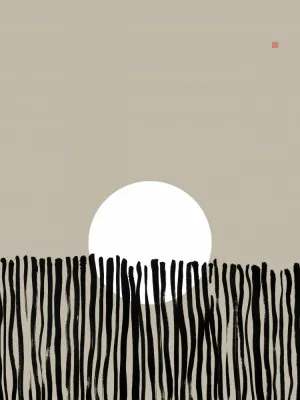 Hidden Moon N°6 | Behind the Fence