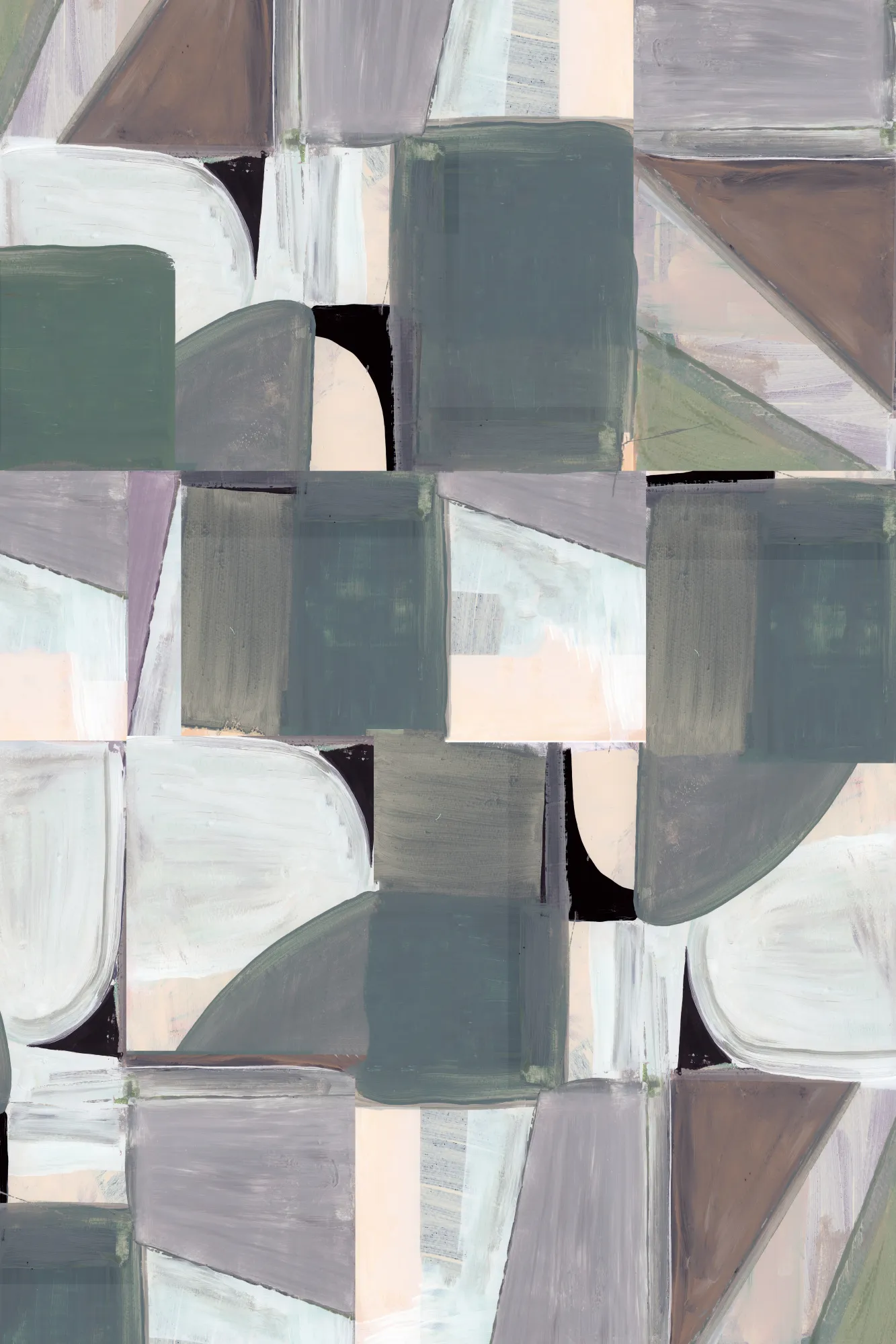 Abstract desaturate no3 in organische vormen