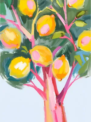 Vibrant Lemon Tree