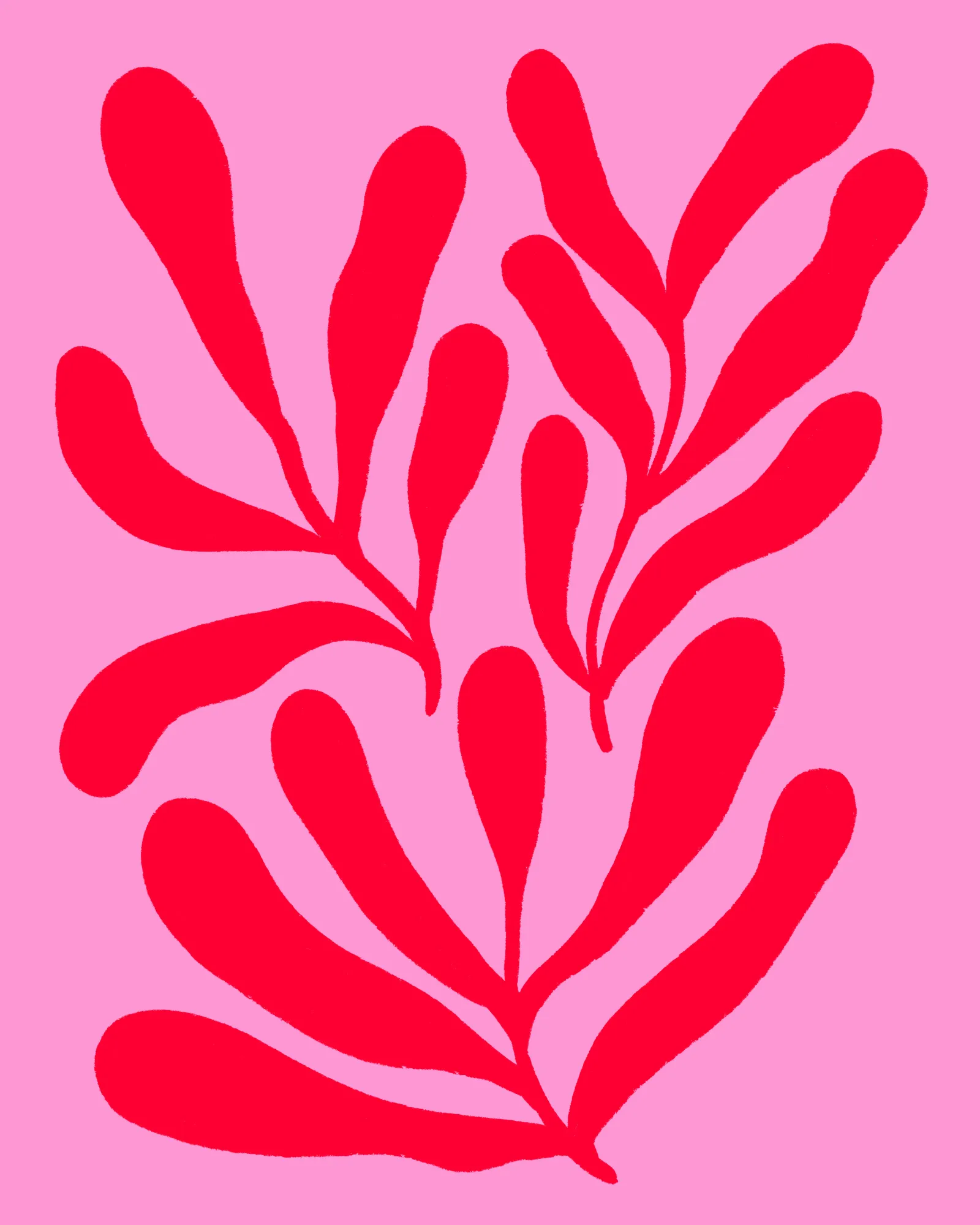 Bold red branches van angela minca