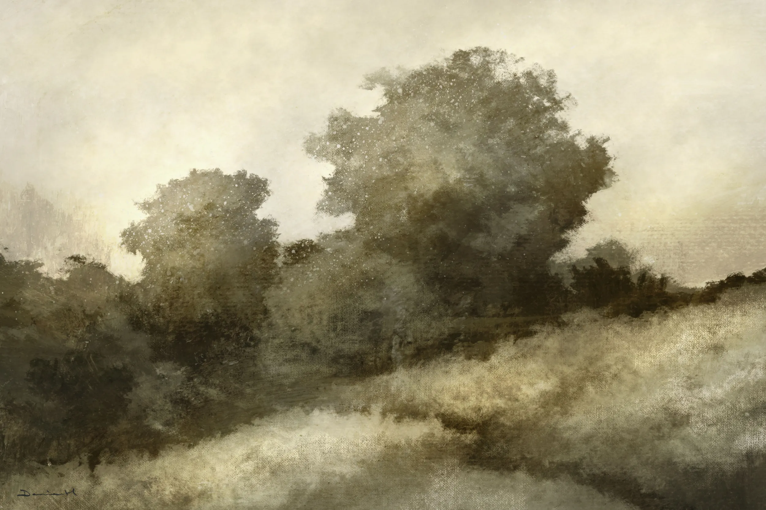 Devon hill, een moment tussen wind en wolken