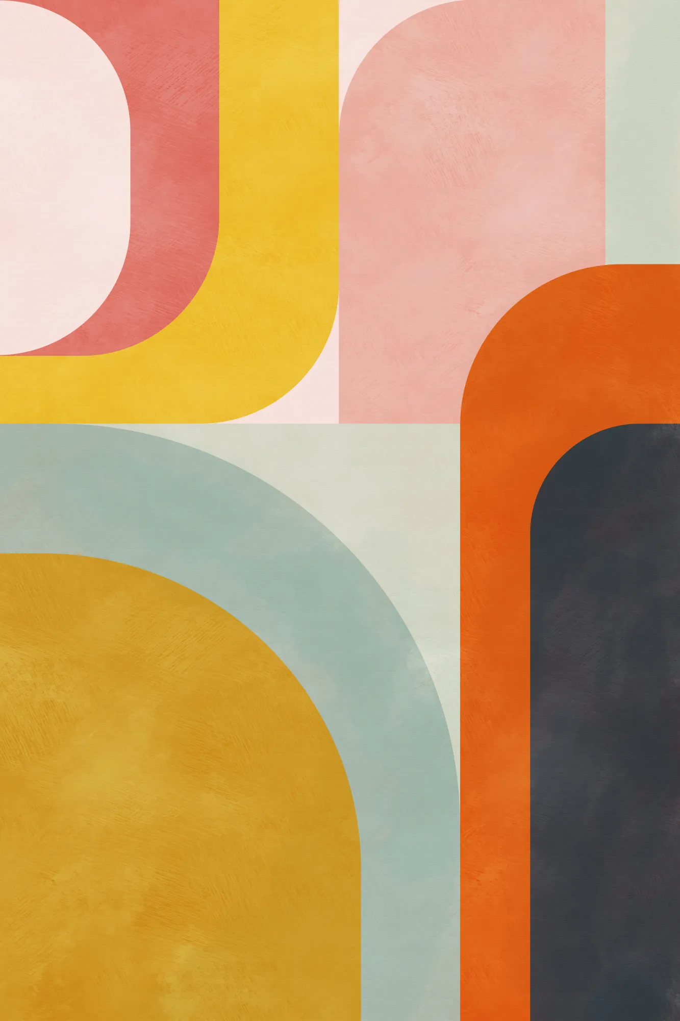 Friendly colors2 van ana rut bre in verticale compositie