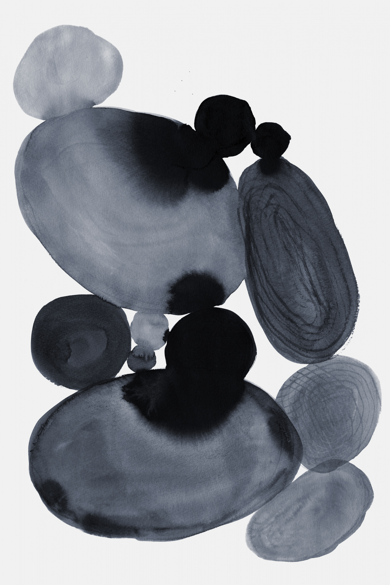 Zen garden stones 01 door danushka abeygoda