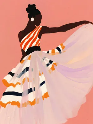 Dance of colors door treechild