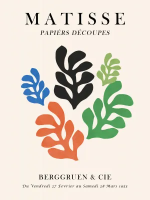 Verticale abstracte botanische collage met aquarel bloemen en geometrische vormen in moderne stijl