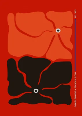 Two By Two Flower Red