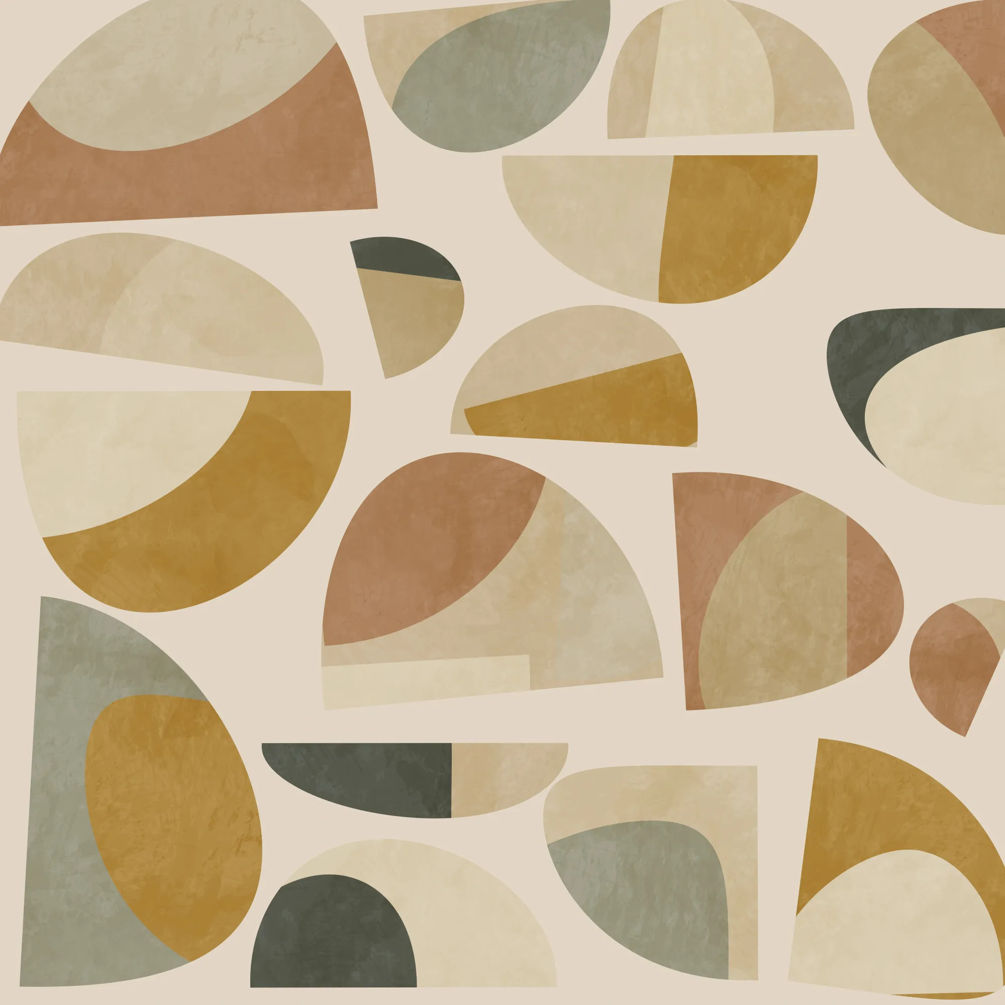 Abstract patroon in zachte pasteltinten