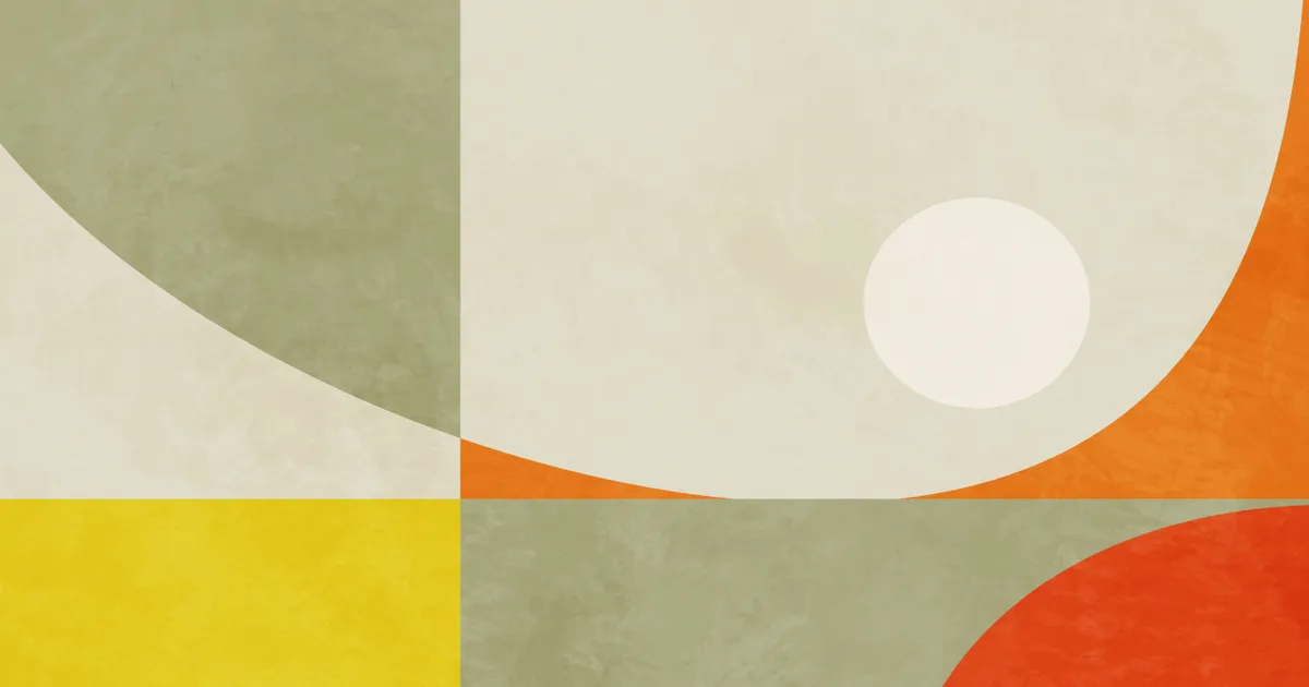 Zomerse cirkels in verticale compositie