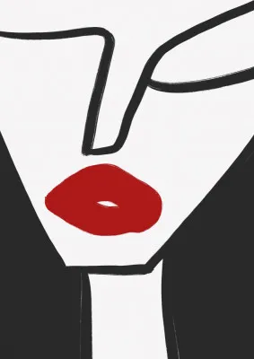Bold red lips van athene fritsch
