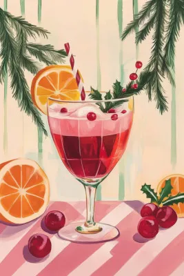 Christmas Red Cocktail