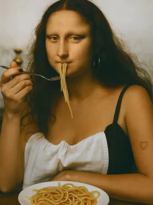 Parody of the Mona Lisa