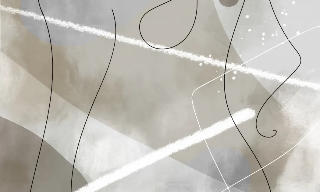 Besloten lijntekening met vrouwelijk silhouet