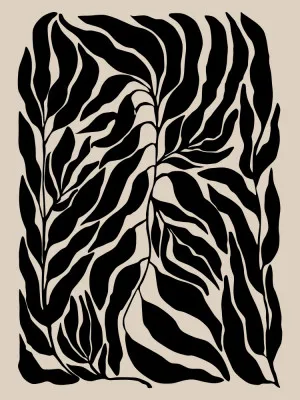 Black Leaf Silhouettes