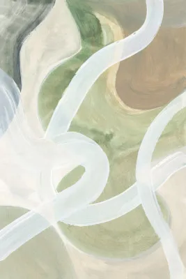 Abstracte lussen in warme aardetinten