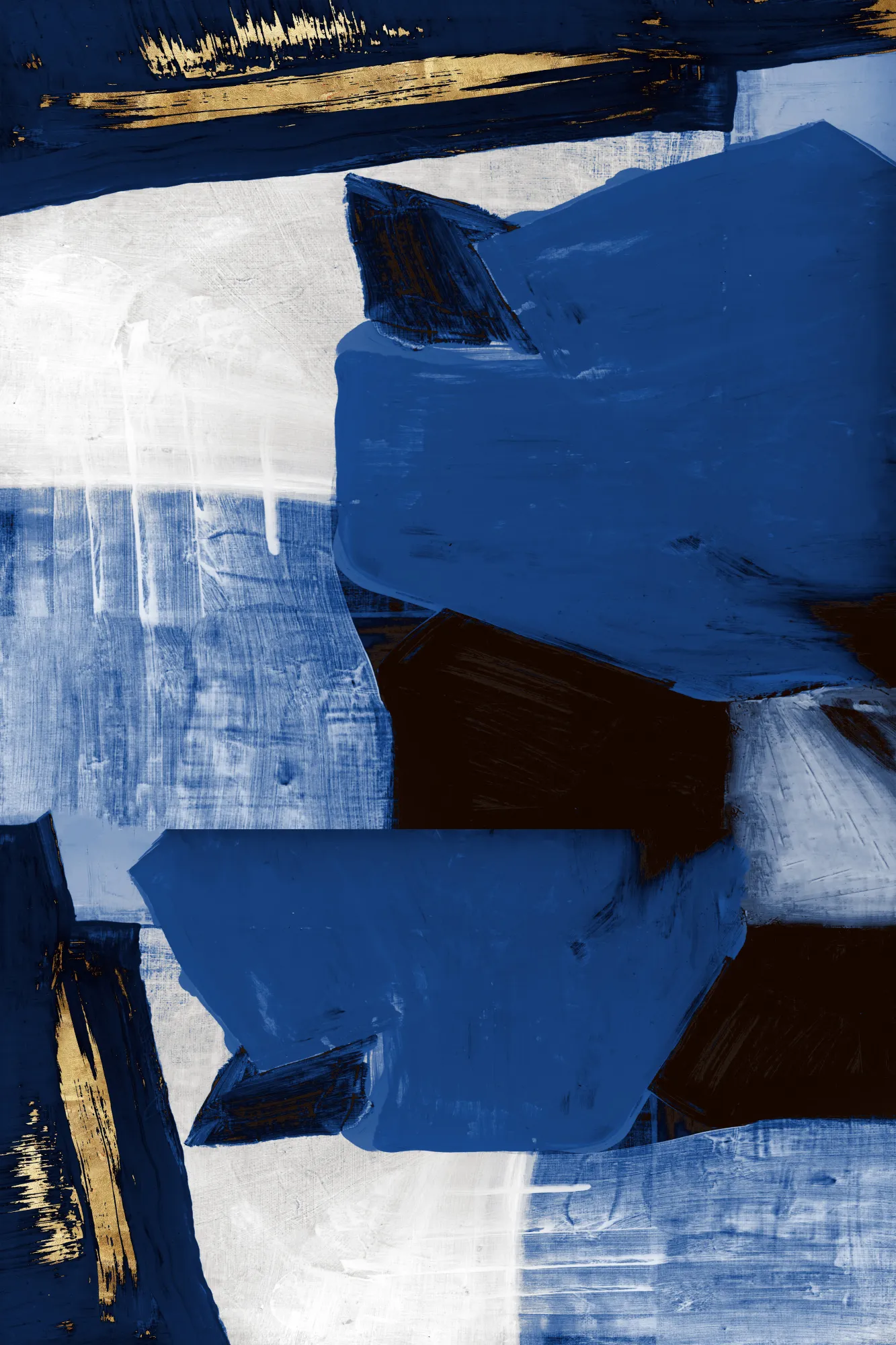 Navy gold shapes 2 van cartissi