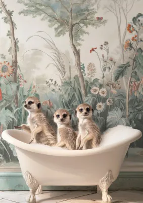 Meerkat Bath Time Fun