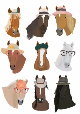 Horses In Hats