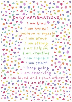 Daily Affirmations Polkadots