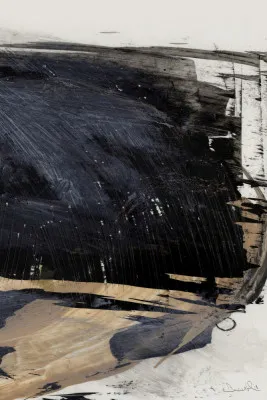 Abstract buitenbeeld in warme tinten