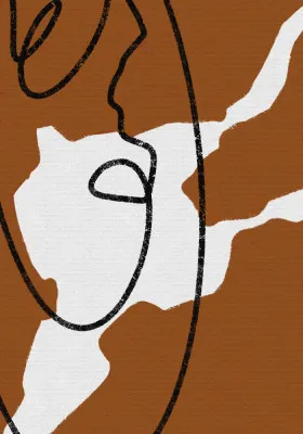 Abstract Line Face