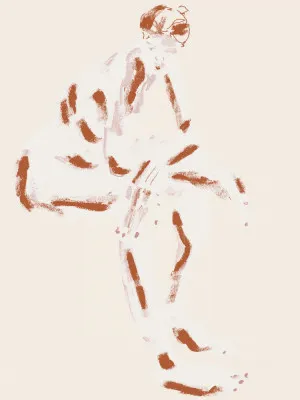 Seated Nude With Crossed Arms