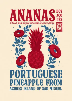 Pineapple kitchen print