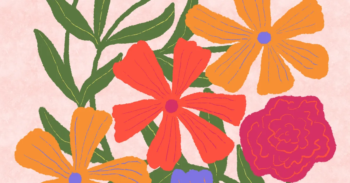 Wild flowers bouquet van aliya putrus