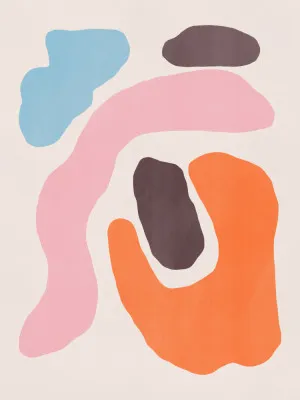 Kleurige pastelabstractie van little dean