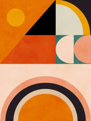 Abstracte geometrie in een buitenruimte