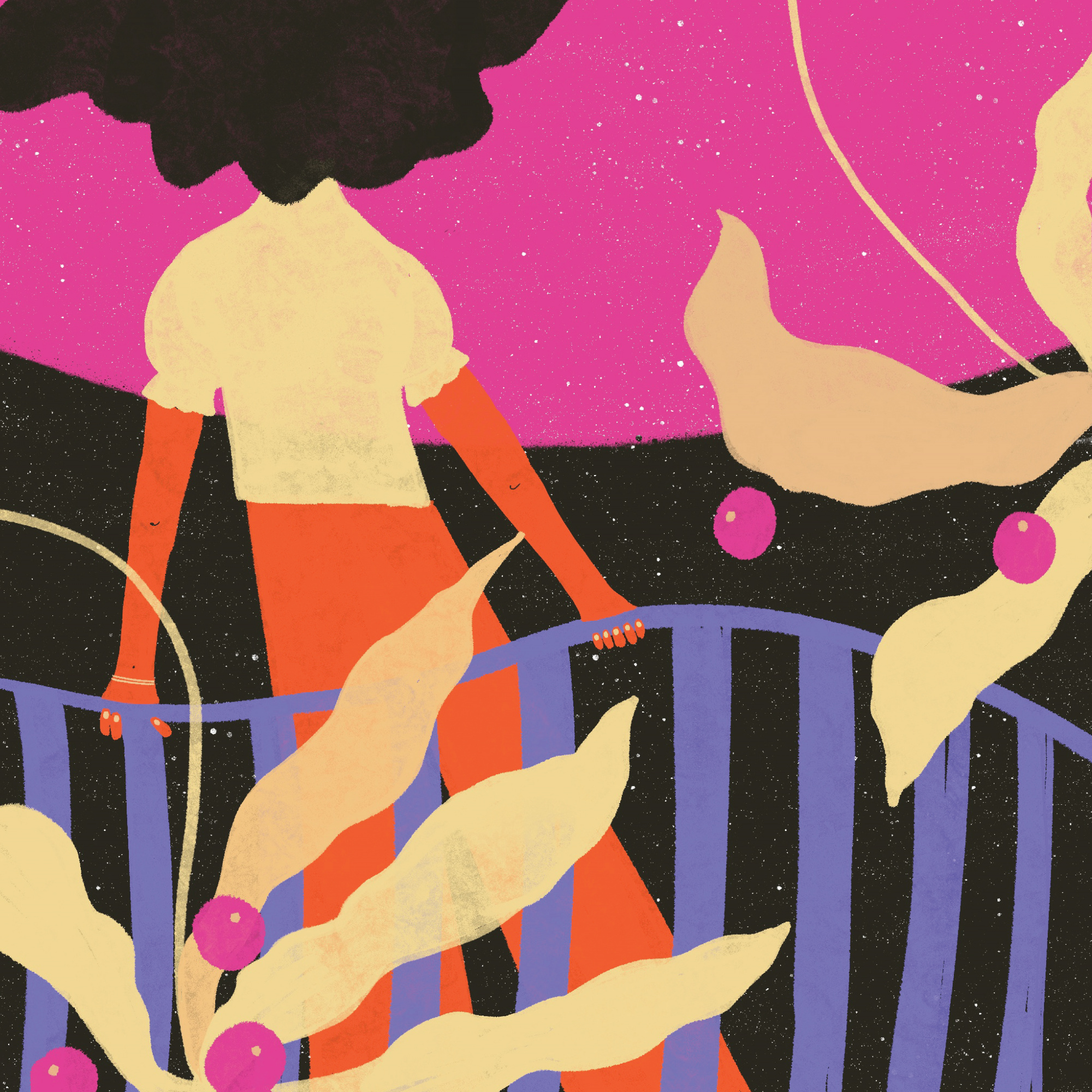 Waiting van shriya bhattacharya in levendige kleuren