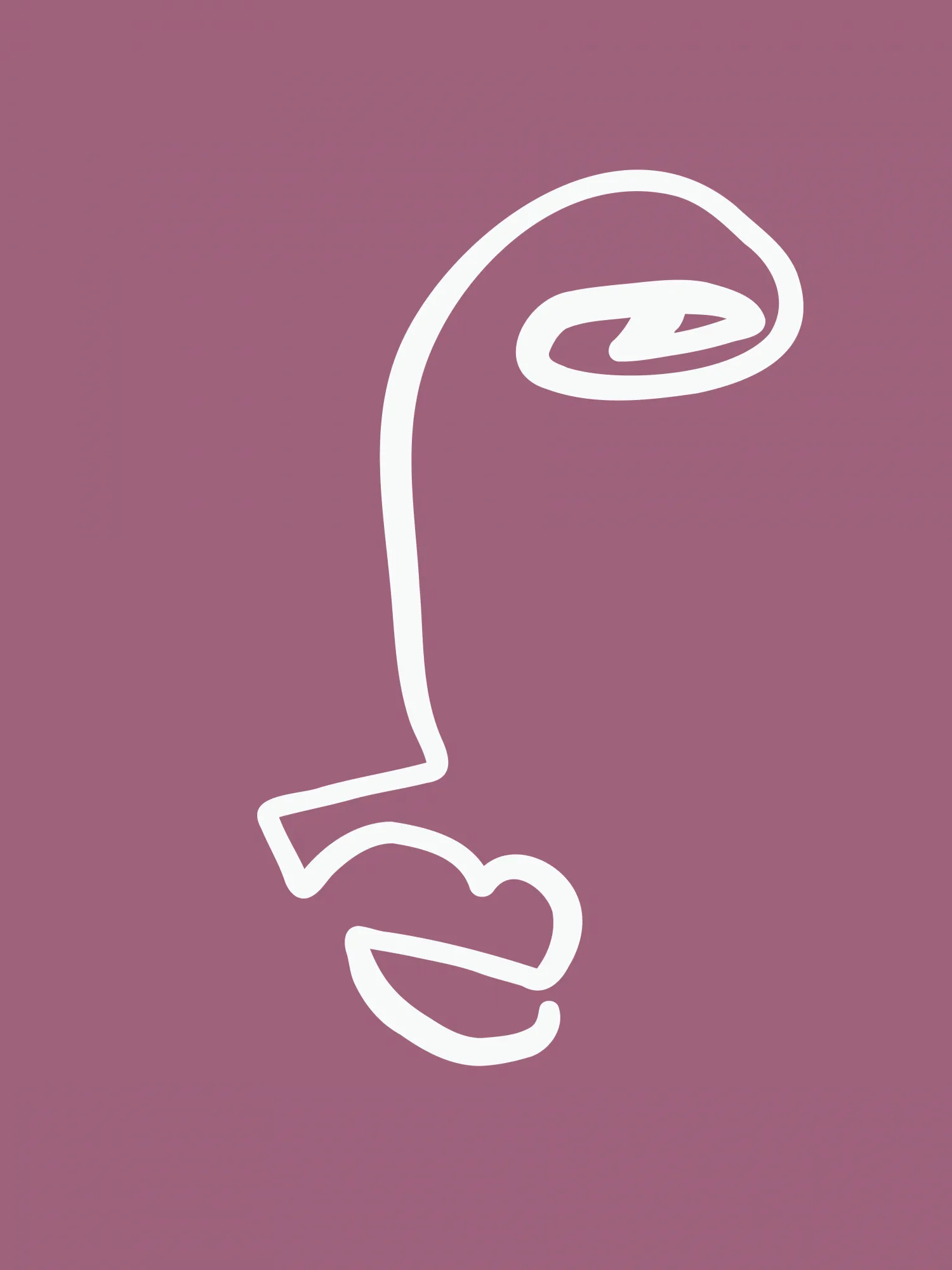 Elegant lijnprofiel van treechild