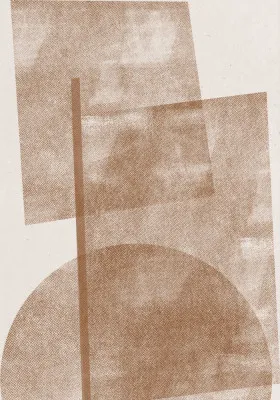 Geometrische nevel in sepia tinten