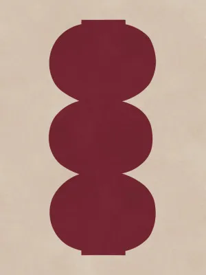 Crimson symmetrical Shapes