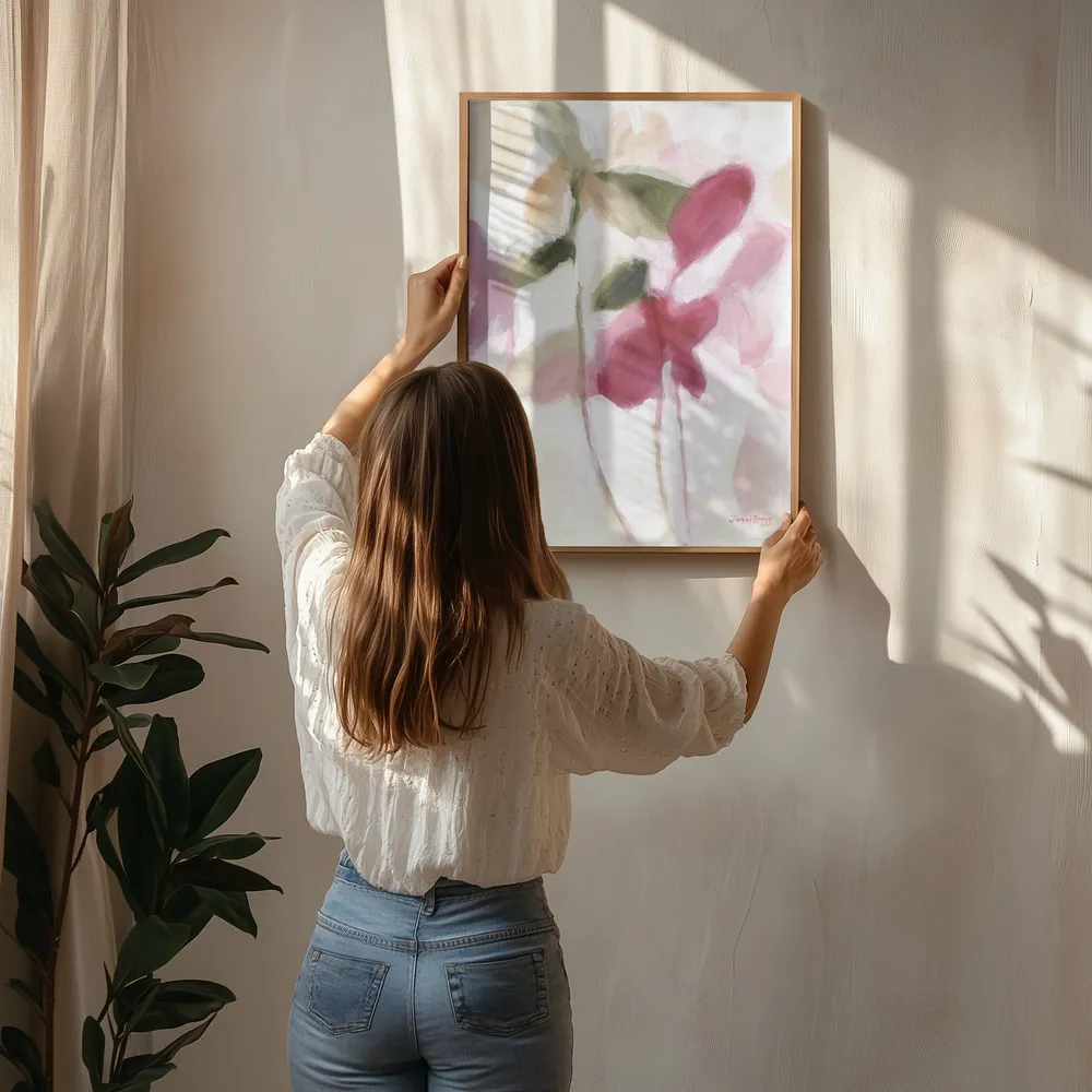 Botanical In Violet and Gold