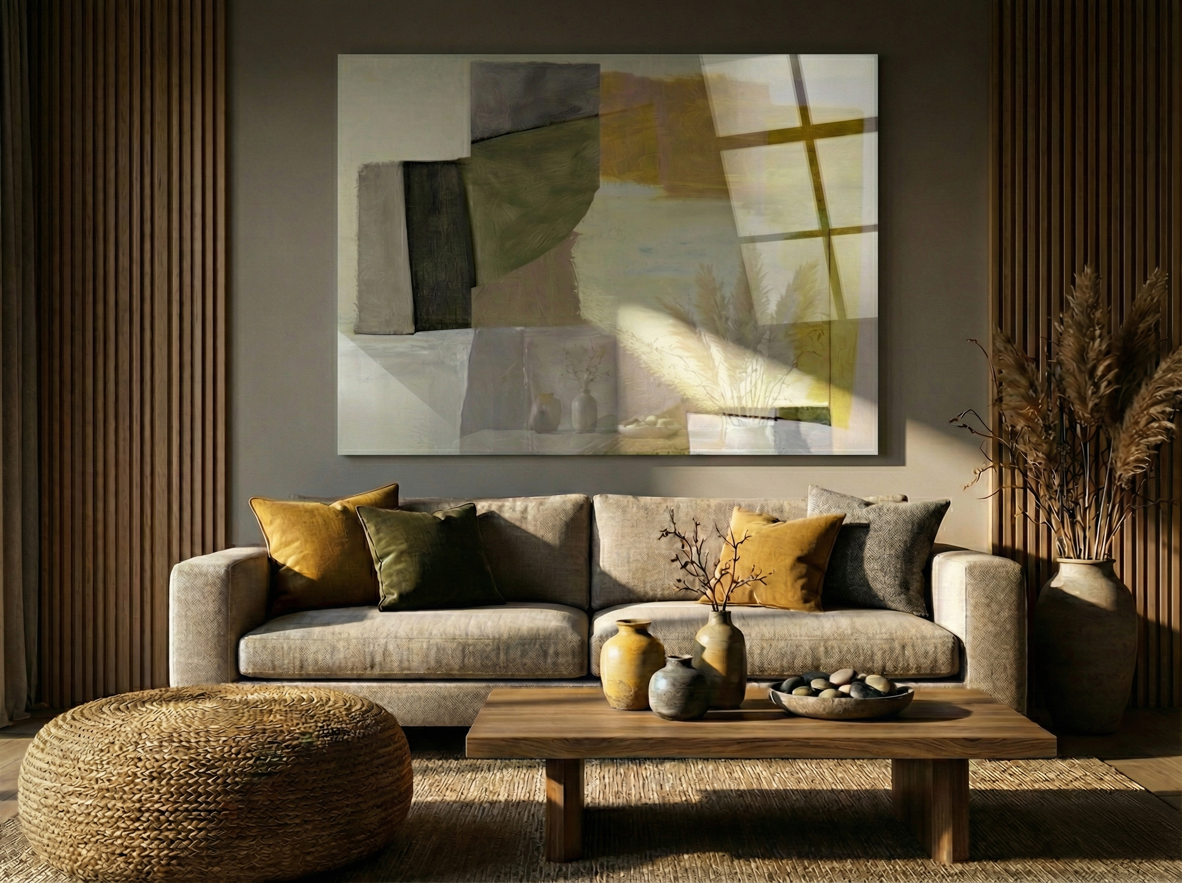 Detailopname acrylglas oppervlak