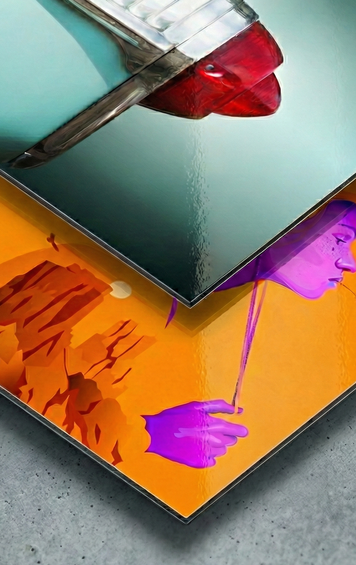 Alu Dibond print met ophanging