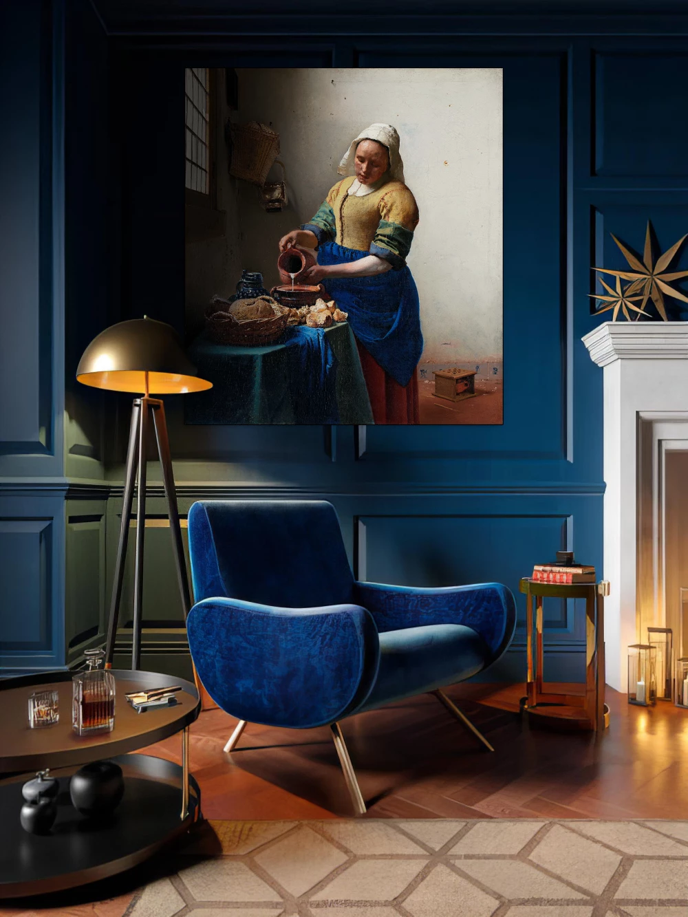 Het melkmeisje door Johannes Vermeer