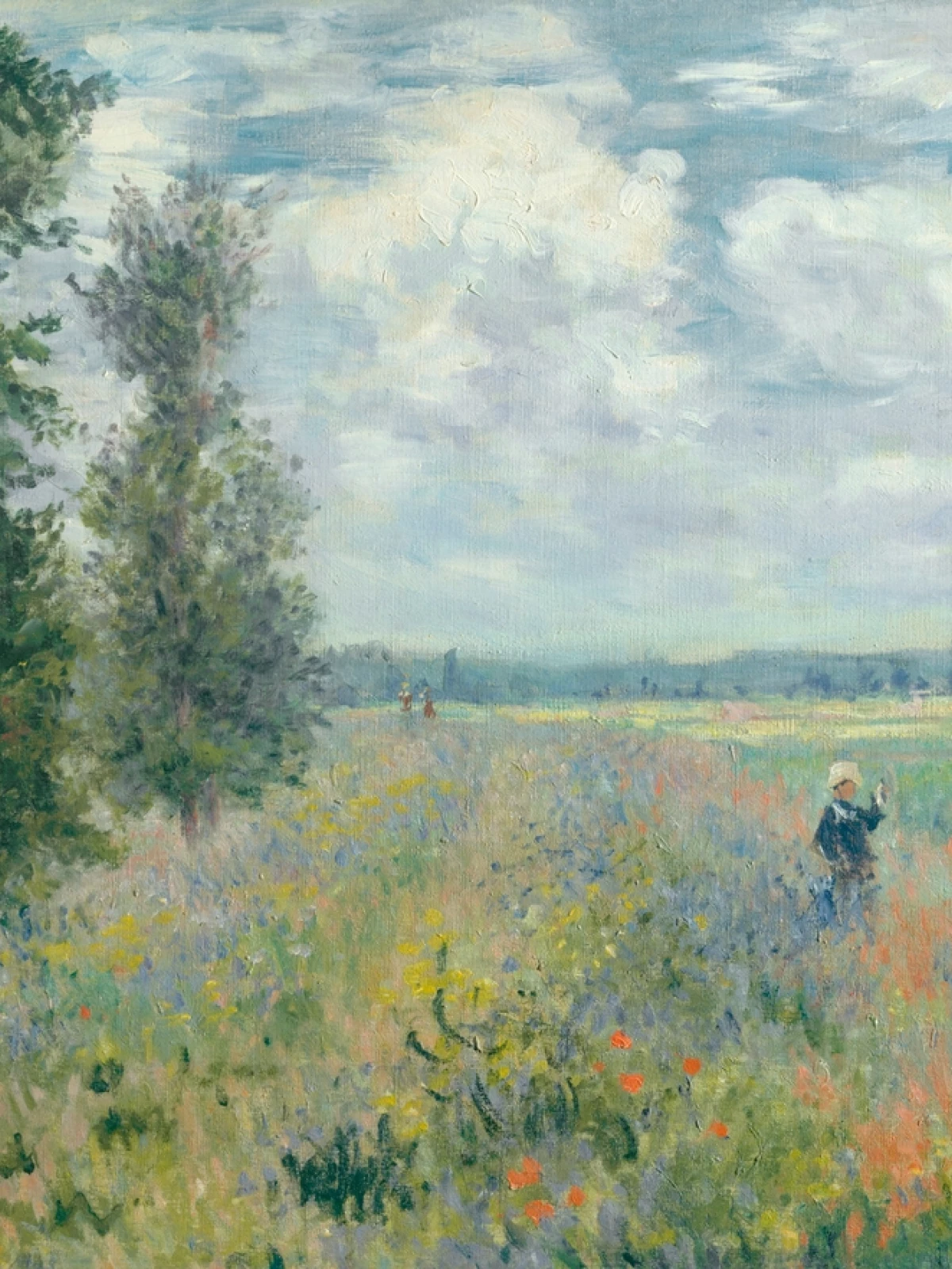 Klaprozen bij Argenteuil door Claude Monet