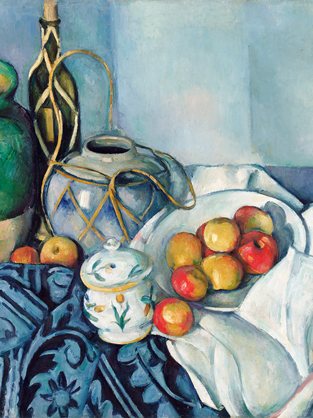 Nature morte avec pommes door Paul Cezanne