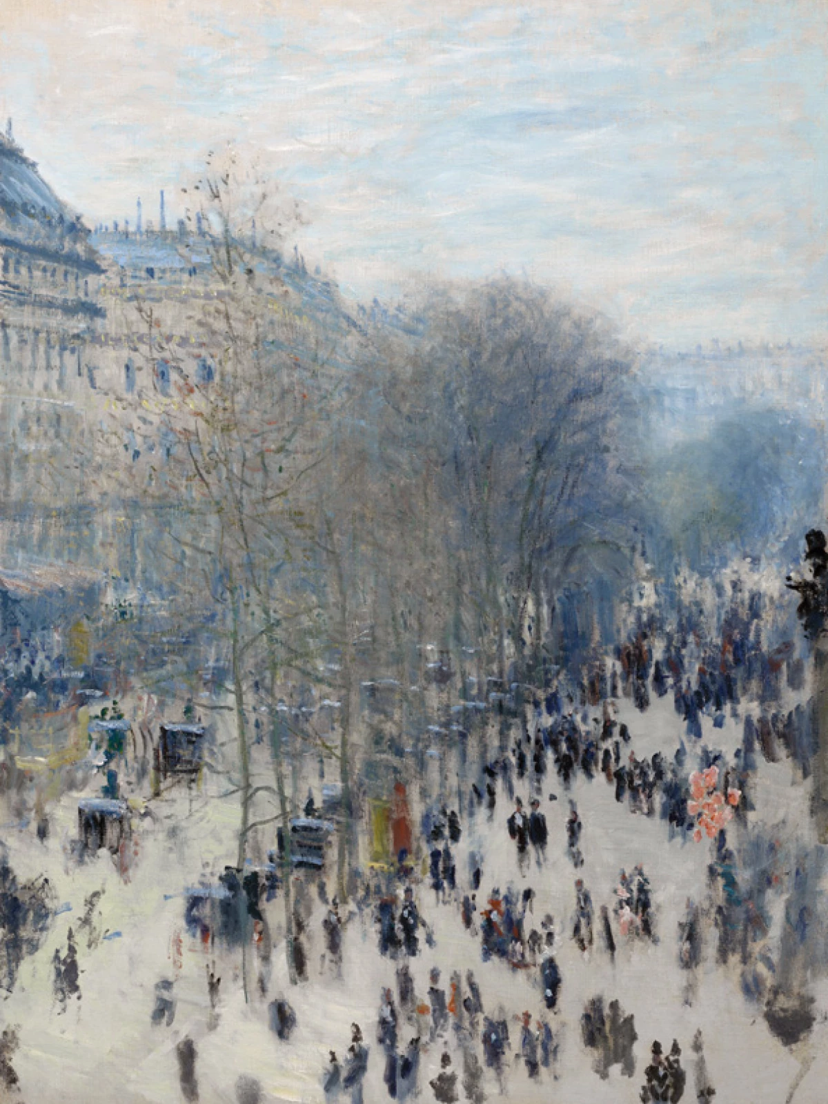 Boulevard des Capucines door Claude Monet