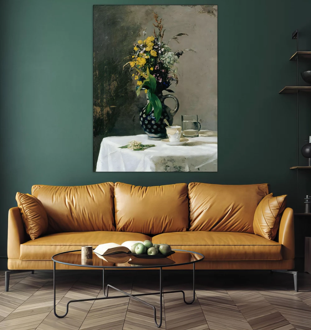 Bouquet of Wild Flowers door Hans Thoma