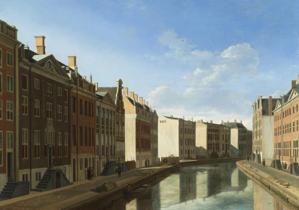 De Gouden Bocht in de Herengracht door Gerrit Adriaensz. Berckheyde